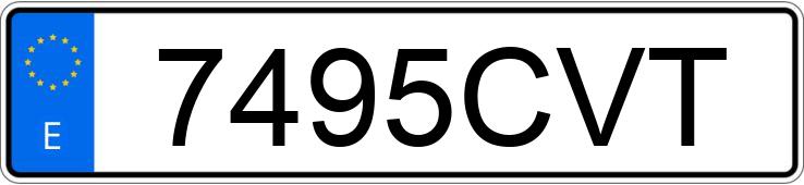 Numer rejestracyjny 7495CVT posiada MERCEDES SLK (170-171)