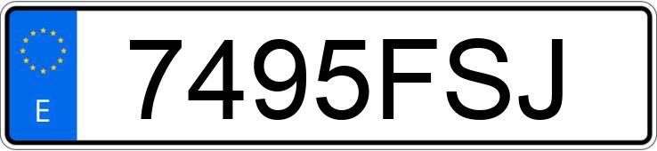 Numer rejestracyjny 7495FSJ posiada FIAT LINEA