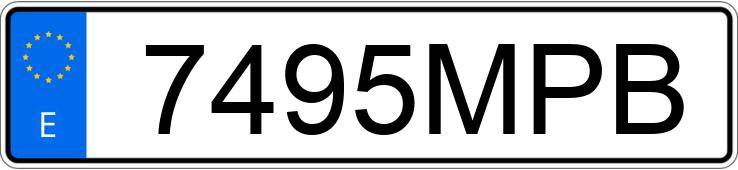 Numer rejestracyjny 7495MPB posiada MERCEDES E (213)