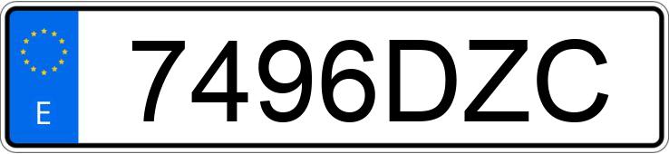 Numer rejestracyjny 7496DZC posiada CITROEN C4