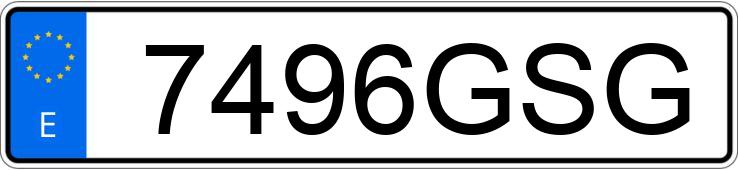 Numer rejestracyjny 7496GSG posiada SUZUKI SX4 Numer rejestracyjny 7496GSG posiada SUZUKI SX4