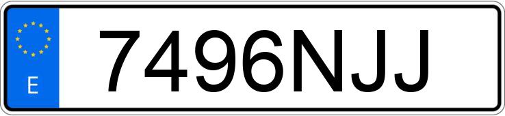 Numer rejestracyjny 7496NJJ posiada SEAT LEON