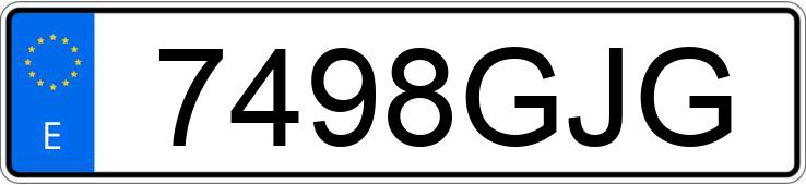 Numer rejestracyjny 7498GJG posiada VOLKSWAGEN SCIROCCO Numer rejestracyjny 7498GJG posiada VOLKSWAGEN SCIROCCO