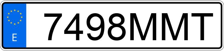 Numer rejestracyjny 7498MMT posiada CITROEN BERLINGO