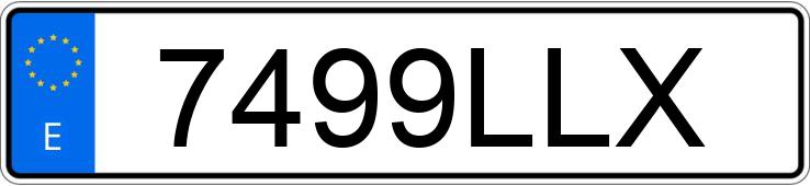 Numer rejestracyjny 7499LLX posiada PEUGEOT 2008