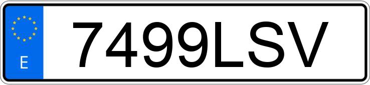 Numer rejestracyjny 7499LSV posiada TOYOTA COROLLA