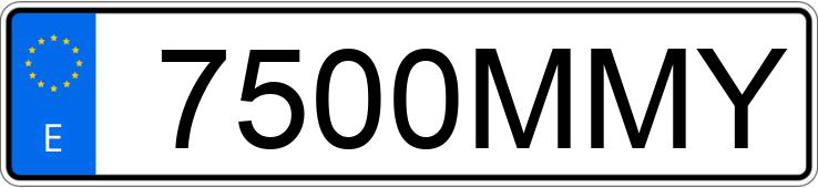 Numer rejestracyjny 7500MMY posiada VOLKSWAGEN GOLF Numer rejestracyjny 7500MMY posiada VOLKSWAGEN GOLF