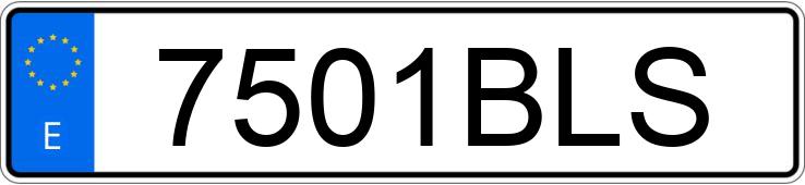 Numer rejestracyjny 7501BLS posiada SEAT LEON