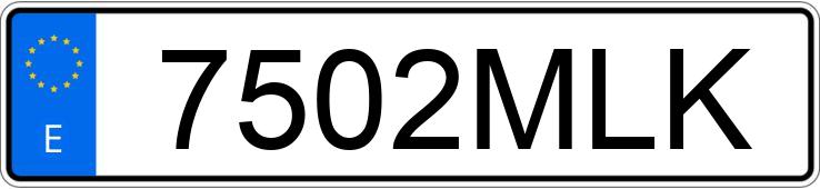 Numer rejestracyjny 7502MLK posiada LYNK & CO 01