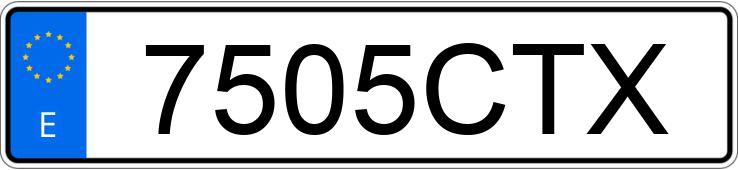 Numer rejestracyjny 7505CTX posiada BMW SERIE 3 Numer rejestracyjny 7505CTX posiada BMW SERIE 3