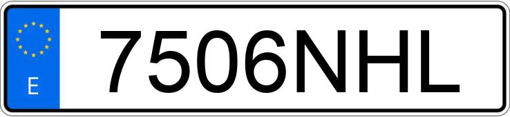 Numer rejestracyjny 7506NHL posiada RENAULT ESPACE Numer rejestracyjny 7506NHL posiada RENAULT ESPACE