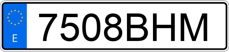 Numer rejestracyjny 7508BHM posiada IVECO EUROCARGO