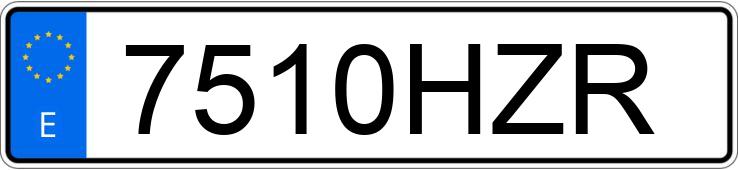 Numer rejestracyjny 7510HZR posiada BMW I3 Numer rejestracyjny 7510HZR posiada BMW I3