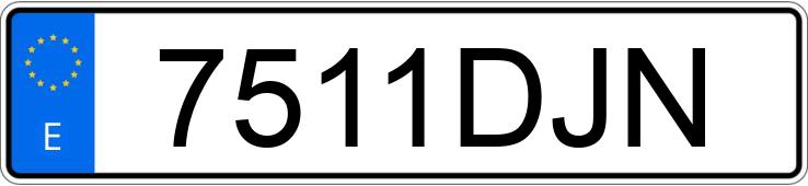 Numer rejestracyjny 7511DJN posiada BMW SERIE 3 Numer rejestracyjny 7511DJN posiada BMW SERIE 3