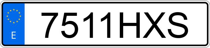 Numer rejestracyjny 7511HXS posiada OPEL ASTRA