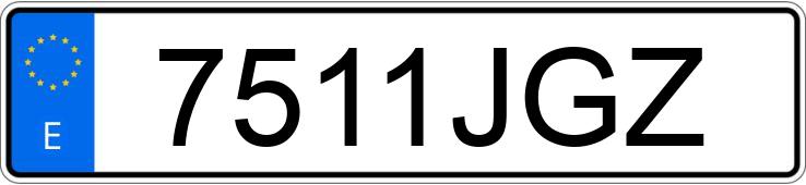 Numer rejestracyjny 7511JGZ posiada RENAULT CLIO