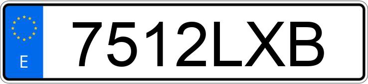 Numer rejestracyjny 7512LXB posiada MAZDA CX-30