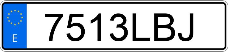 Numer rejestracyjny 7513LBJ posiada VOLVO XC40