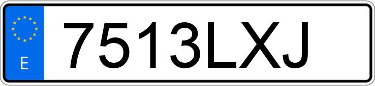 Numer rejestracyjny 7513LXJ posiada TOYOTA COROLLA Numer rejestracyjny 7513LXJ posiada TOYOTA COROLLA