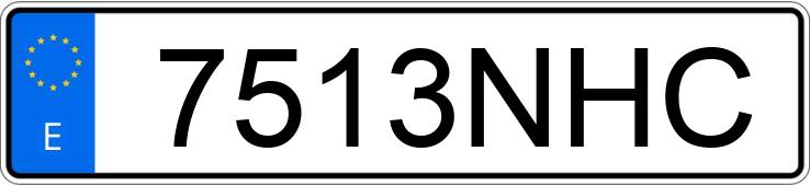 Numer rejestracyjny 7513NHC posiada BMW X5