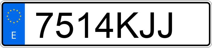 Numer rejestracyjny 7514KJJ posiada BMW SERIE 1