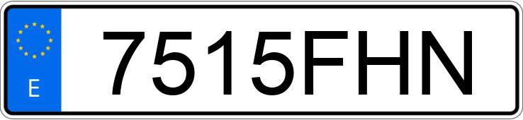 Numer rejestracyjny 7515FHN posiada SUZUKI GSF 650