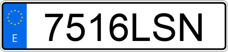 Numer rejestracyjny 7516LSN posiada HYUNDAI I20