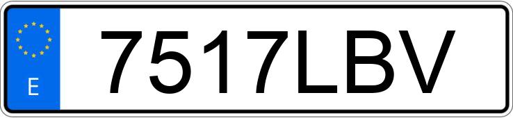 Numer rejestracyjny 7517LBV posiada FORD CUSTOM Numer rejestracyjny 7517LBV posiada FORD CUSTOM