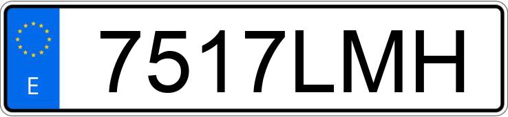 Numer rejestracyjny 7517LMH posiada SEAT LEON
