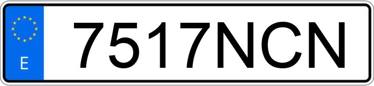 Numer rejestracyjny 7517NCN posiada JAC IEV7S