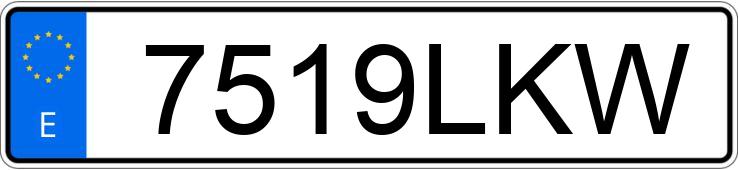 Numer rejestracyjny 7519LKW posiada MERCEDES A (177)