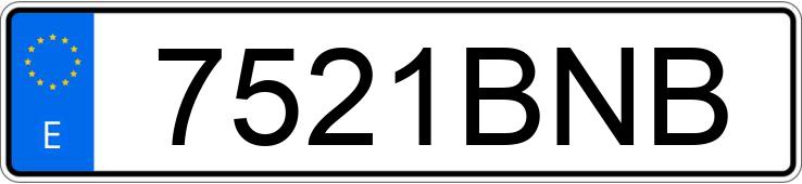 Numer rejestracyjny 7521BNB posiada HYUNDAI SANTA FE