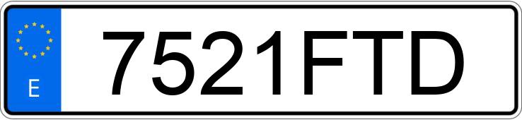 Numer rejestracyjny 7521FTD posiada FORD RANGER Numer rejestracyjny 7521FTD posiada FORD RANGER