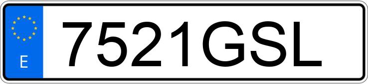 Numer rejestracyjny 7521GSL posiada BMW SERIE 3 Numer rejestracyjny 7521GSL posiada BMW SERIE 3