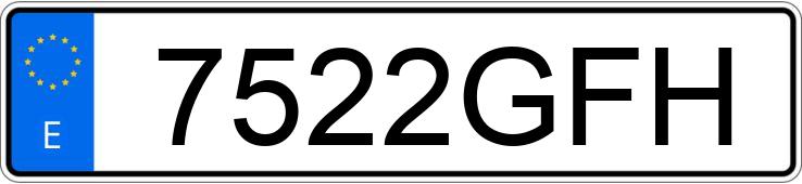 Numer rejestracyjny 7522GFH posiada IVECO EURORIDER