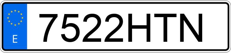 Numer rejestracyjny 7522HTN posiada CITROEN DS4 Numer rejestracyjny 7522HTN posiada CITROEN DS4