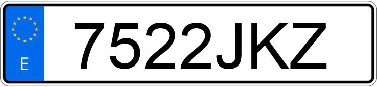 Numer rejestracyjny 7522JKZ posiada FORD FOCUS