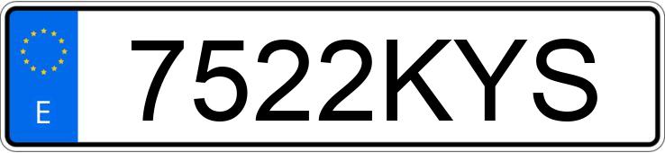 Numer rejestracyjny 7522KYS posiada SEAT ARONA Numer rejestracyjny 7522KYS posiada SEAT ARONA