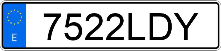 Numer rejestracyjny 7522LDY posiada LIGIER BE SUN