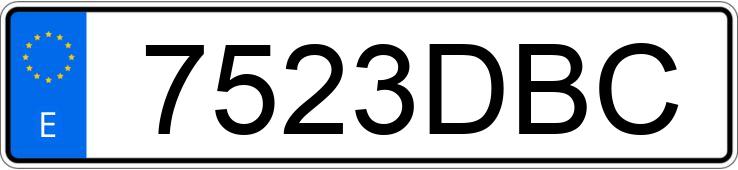 Numer rejestracyjny 7523DBC posiada OPEL ZAFIRA Numer rejestracyjny 7523DBC posiada OPEL ZAFIRA