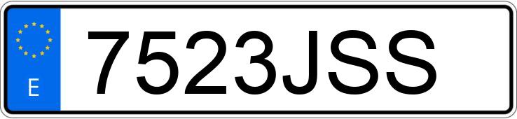 Numer rejestracyjny 7523JSS posiada LAMBORGHINI AVENTADOR Numer rejestracyjny 7523JSS posiada LAMBORGHINI AVENTADOR