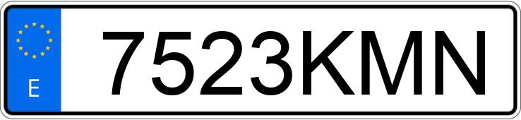 Numer rejestracyjny 7523KMN posiada AUDI A4