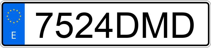 Numer rejestracyjny 7524DMD posiada FORD TRANSIT CONNECT