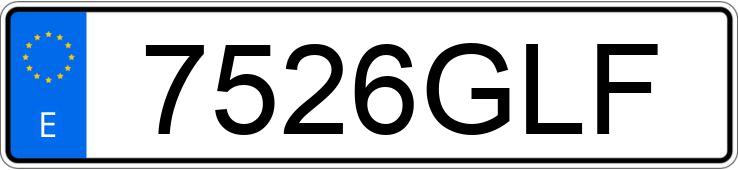 Numer rejestracyjny 7526GLF posiada SEAT IBIZA