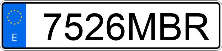 Numer rejestracyjny 7526MBR posiada BMW X3 Numer rejestracyjny 7526MBR posiada BMW X3