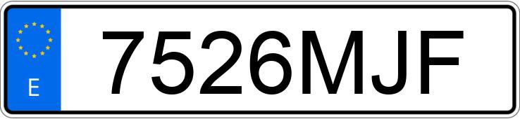 Numer rejestracyjny 7526MJF posiada HYUNDAI TUCSON