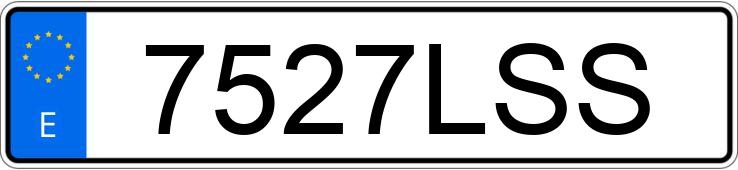 Numer rejestracyjny 7527LSS posiada SEAT LEON