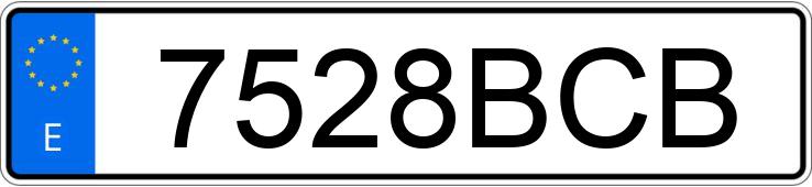Numer rejestracyjny 7528BCB posiada OPEL ZAFIRA