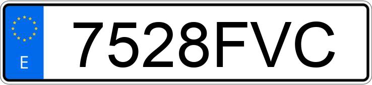 Numer rejestracyjny 7528FVC posiada OPEL CORSA