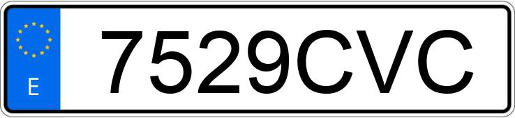 Numer rejestracyjny 7529CVC posiada BMW SERIE 3